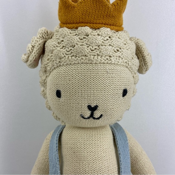 Cuddle + Kind Sebastian The Lamb 20 inch Plush Stuffy - Picture 2 of 7